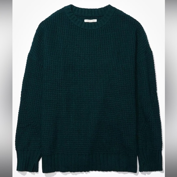 AE Oversized Waffle Knit Sweater - Picture 3 of 4